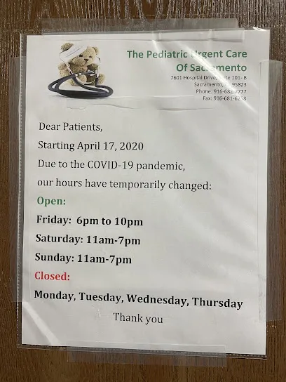 Pediatric Urgent Care-Sac Inc primary photo